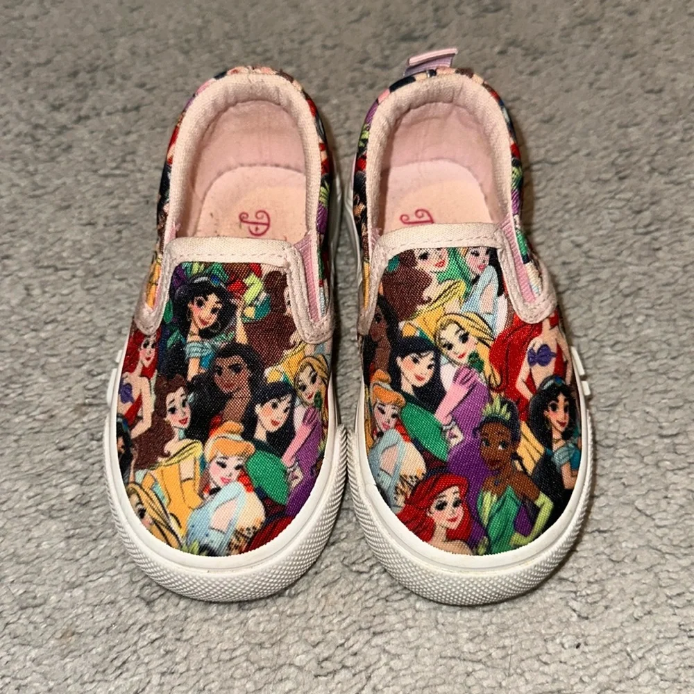 Ground UP Disney Princess Slip on Sneakers Toddler Girls size 6 - Picture 1 of 12